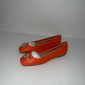 COURBE BRIGHT ORANGE BALLERINA ALDO WOMEN'S SHOES SIZE 10